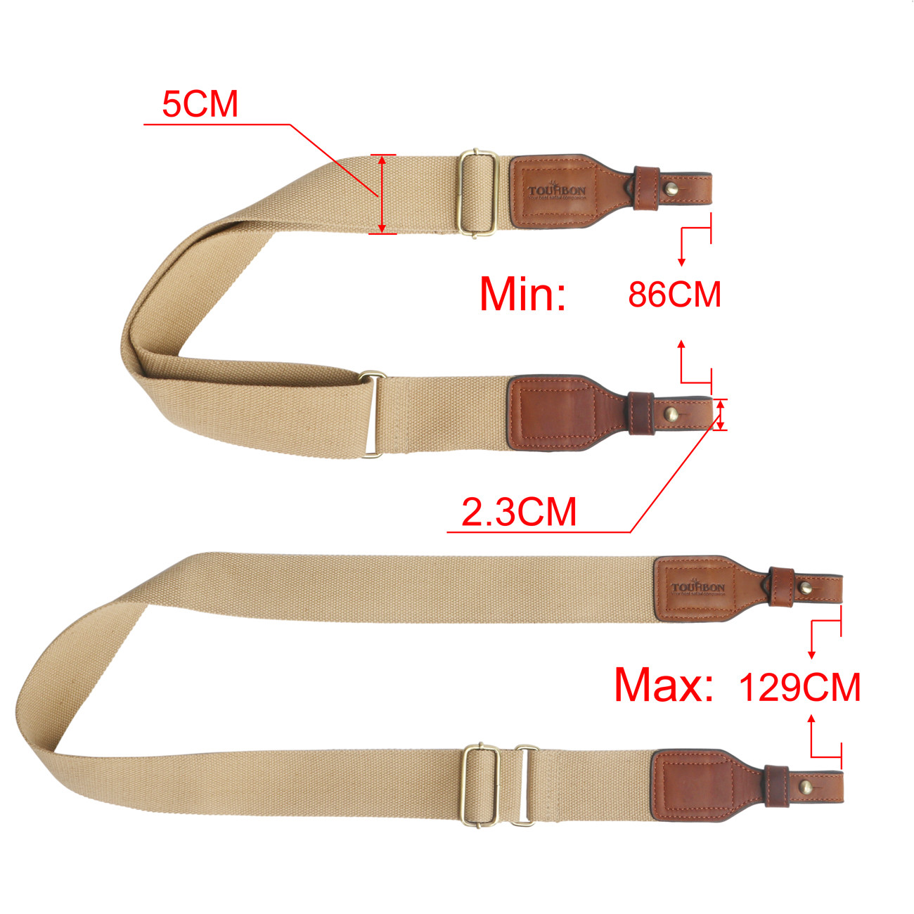 Tourbon Webbing Rifle Slings Shotgun Strap/2 Swivels Gun Mounted Shooting in USA