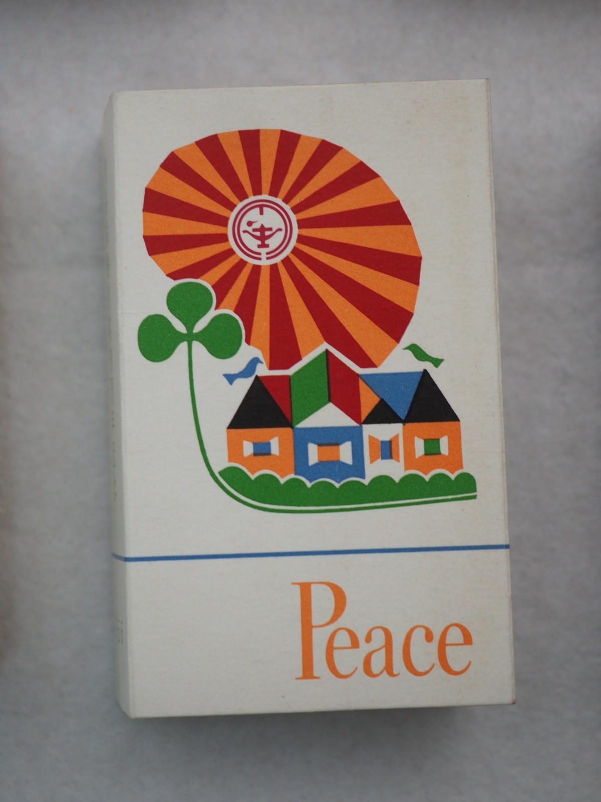 1960s Japanese Vintage Cigarette Package PEACE , 7 pcs, 16878