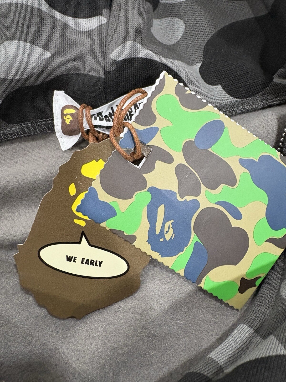 Bape Shark Camo Sweater Medium