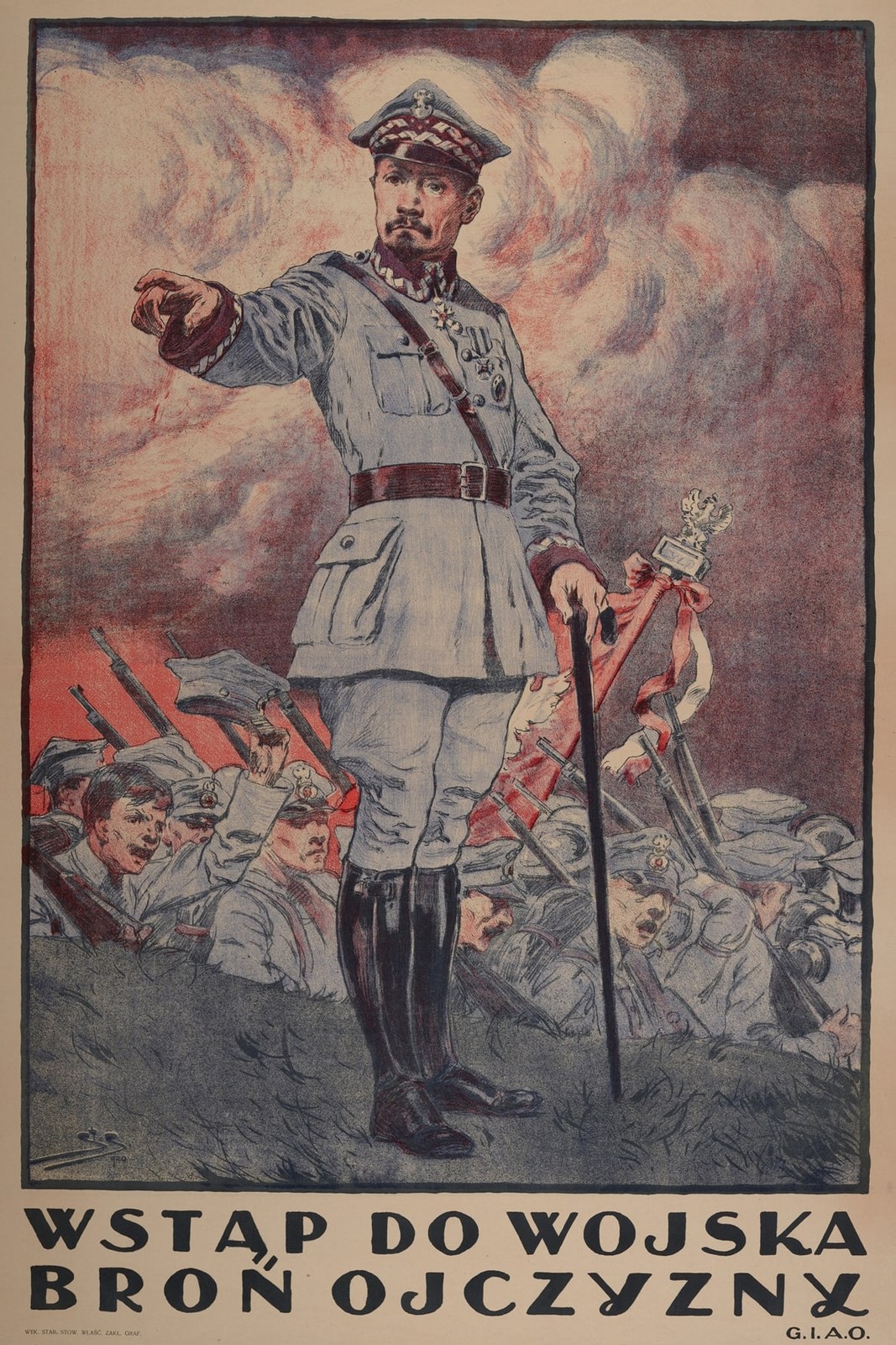 🔥 WWI Polish Military Recruitment Poster - 1910s 🇵🇱 24x36” Premium Matte