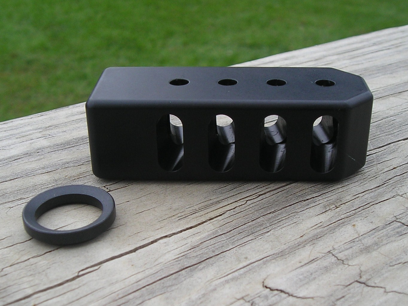 5/8-24 Muzzle Brake Made In USA With Crush Washer, .308, 300, 6.5, 7.62