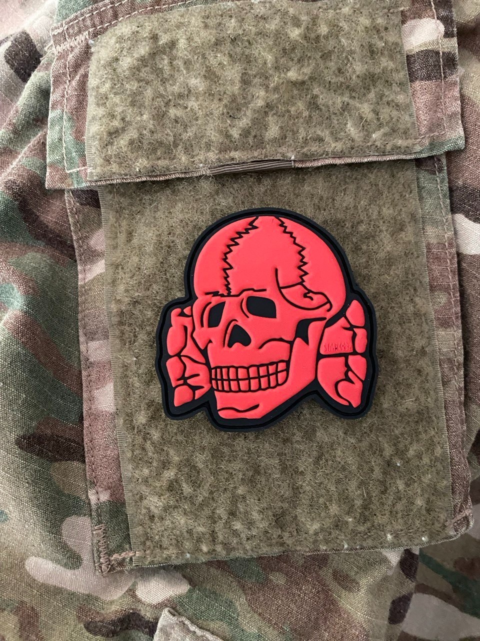 PVC patch "Skull head" old school