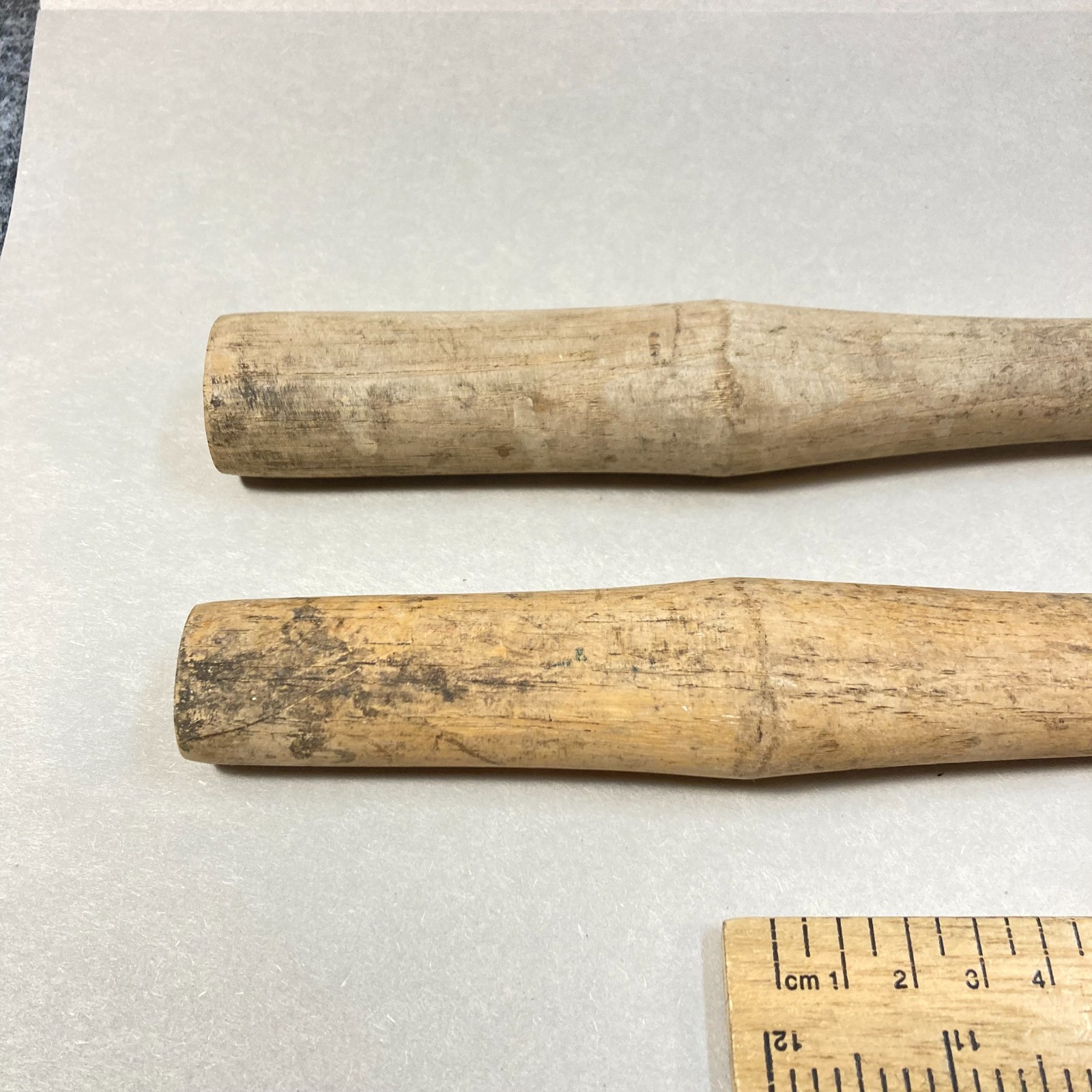 Vintage Indiana Handle Co. Axe Sledgehammer Wood Handle 2 Pc Replacement USA