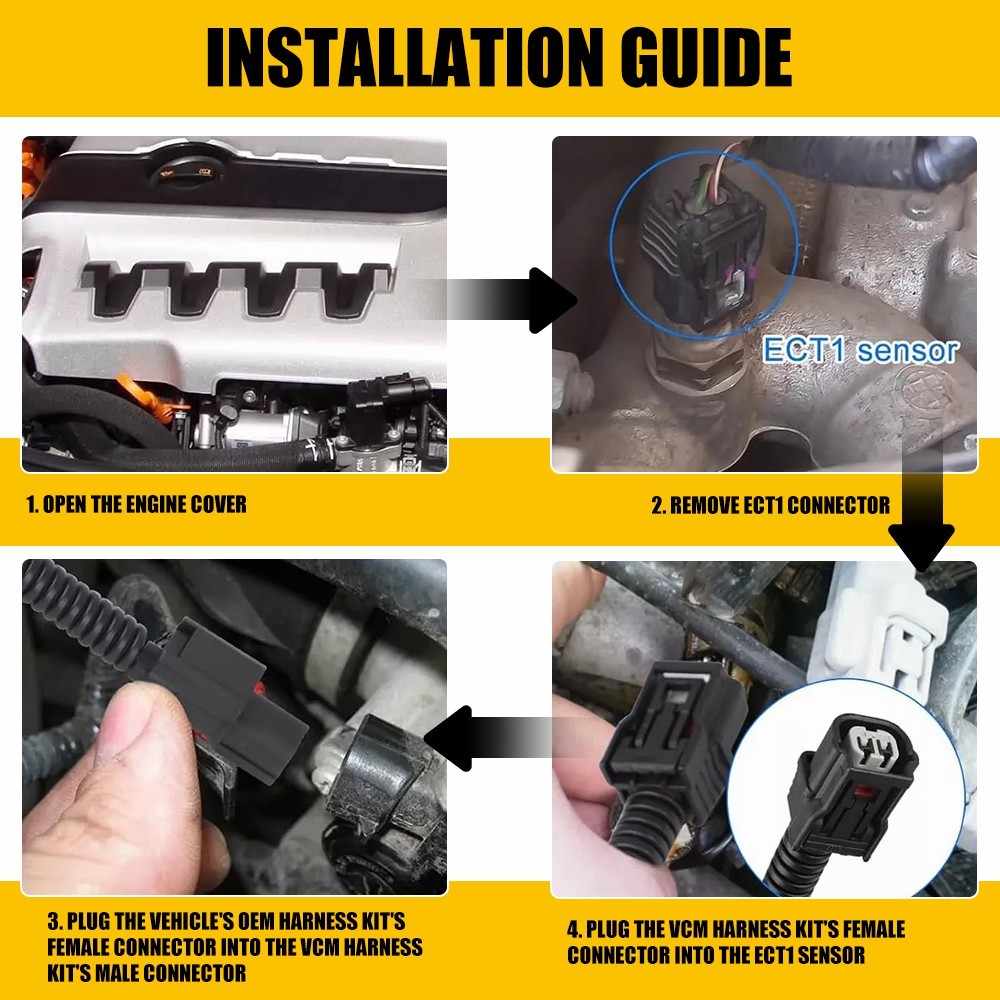 Muzzler VCM Harness Kit Nuw For Honda Acura Pilot Accord Ridgeline Odyssey 3.5L