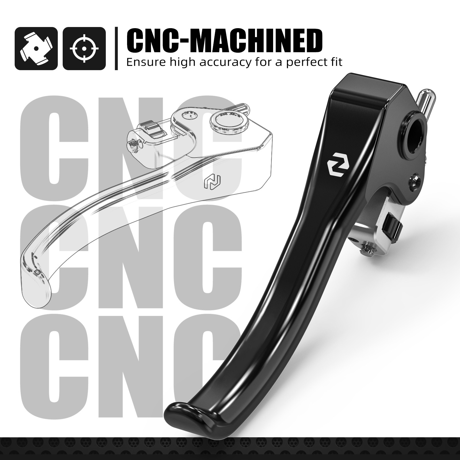 NICECNC Shorty Brake Clutch Lever For GasGas EC 250 300 250F 350F 450F 2021-2025