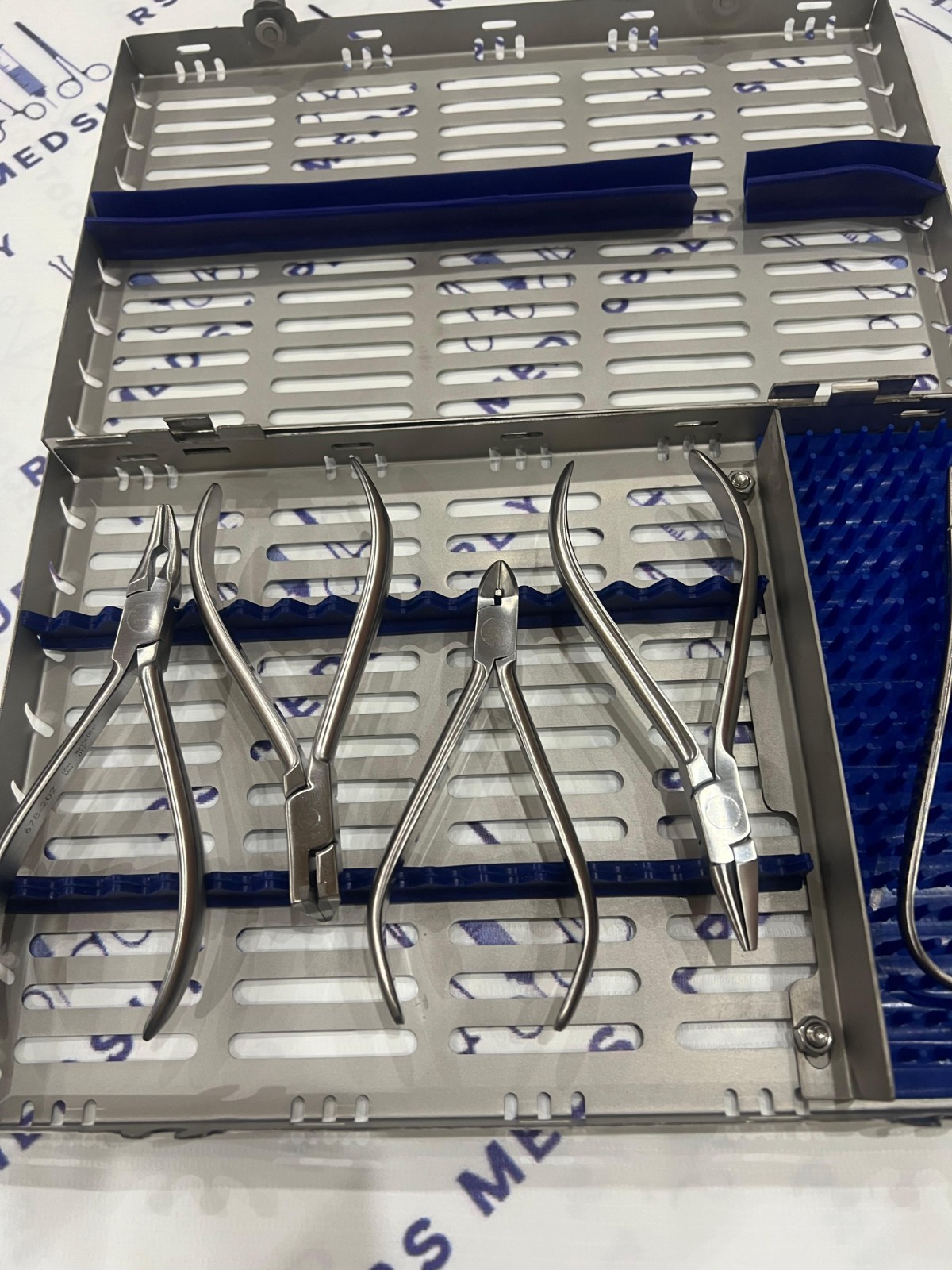 Lot Of 5 Pcs Hu-Friedy Orthodontics Pliers With Casette