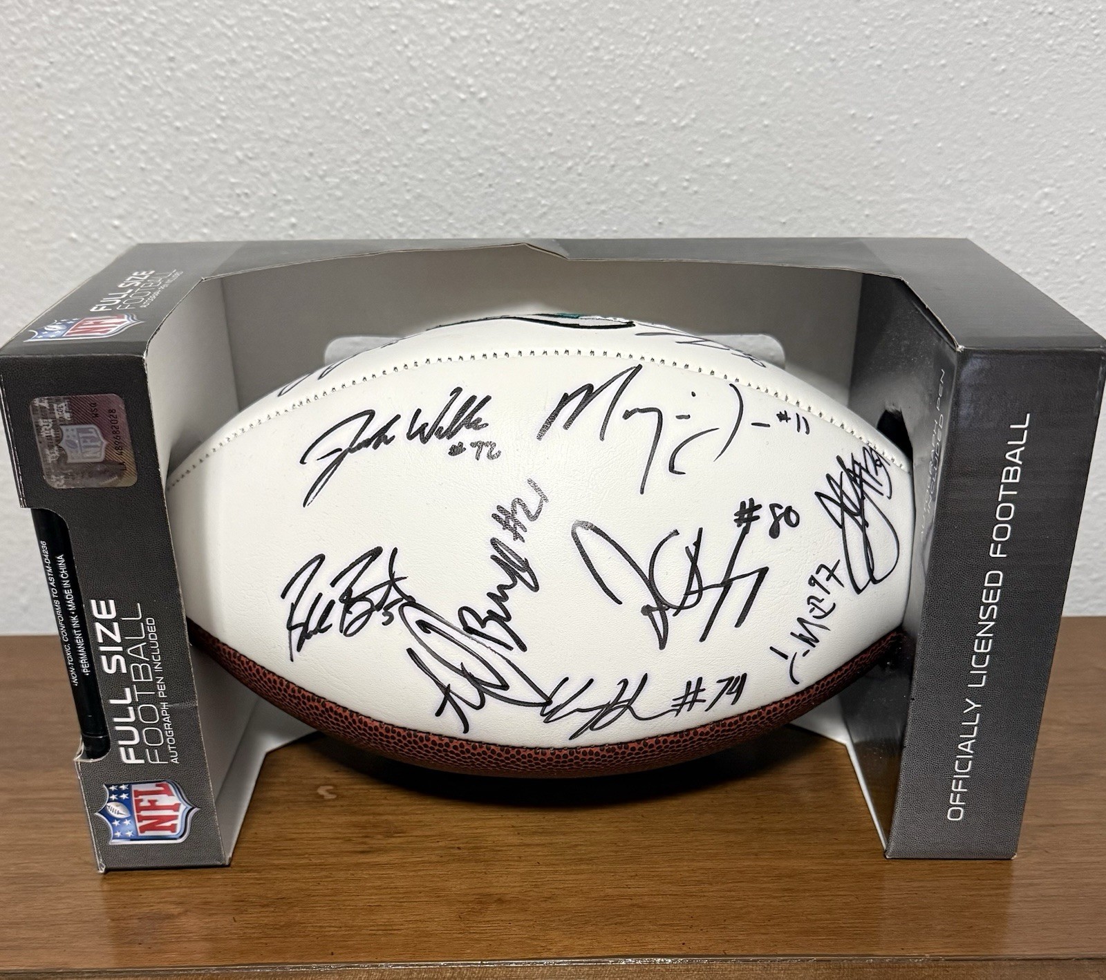 Jacksonville Jaguars 2017 NFL Team Players Signed Autographed Football