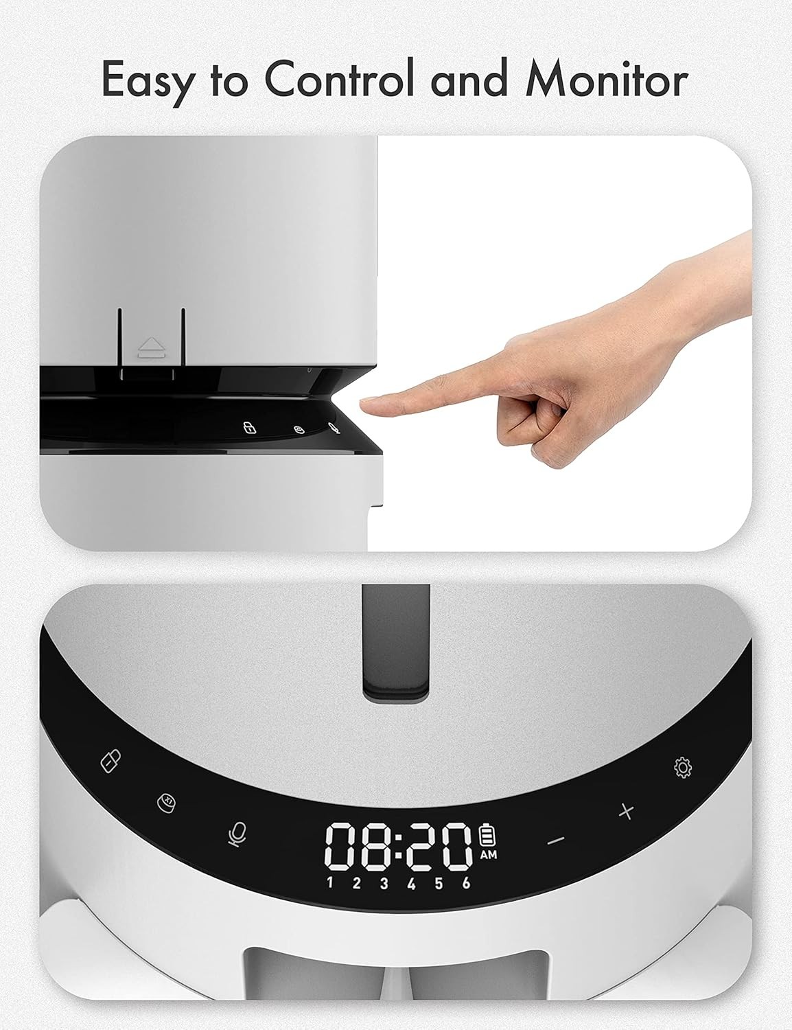 Petlibro PL-AF006-04W Granary 5L Automatic Pet Feeder, White - Refurbished