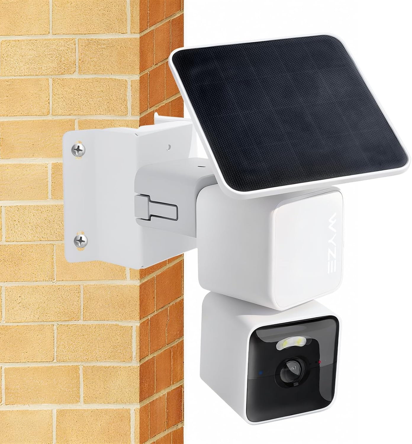 Wall Mount Corner Bracket for Wyze Solar Cam Pan – Outdoor Aluminum Alloy Corner