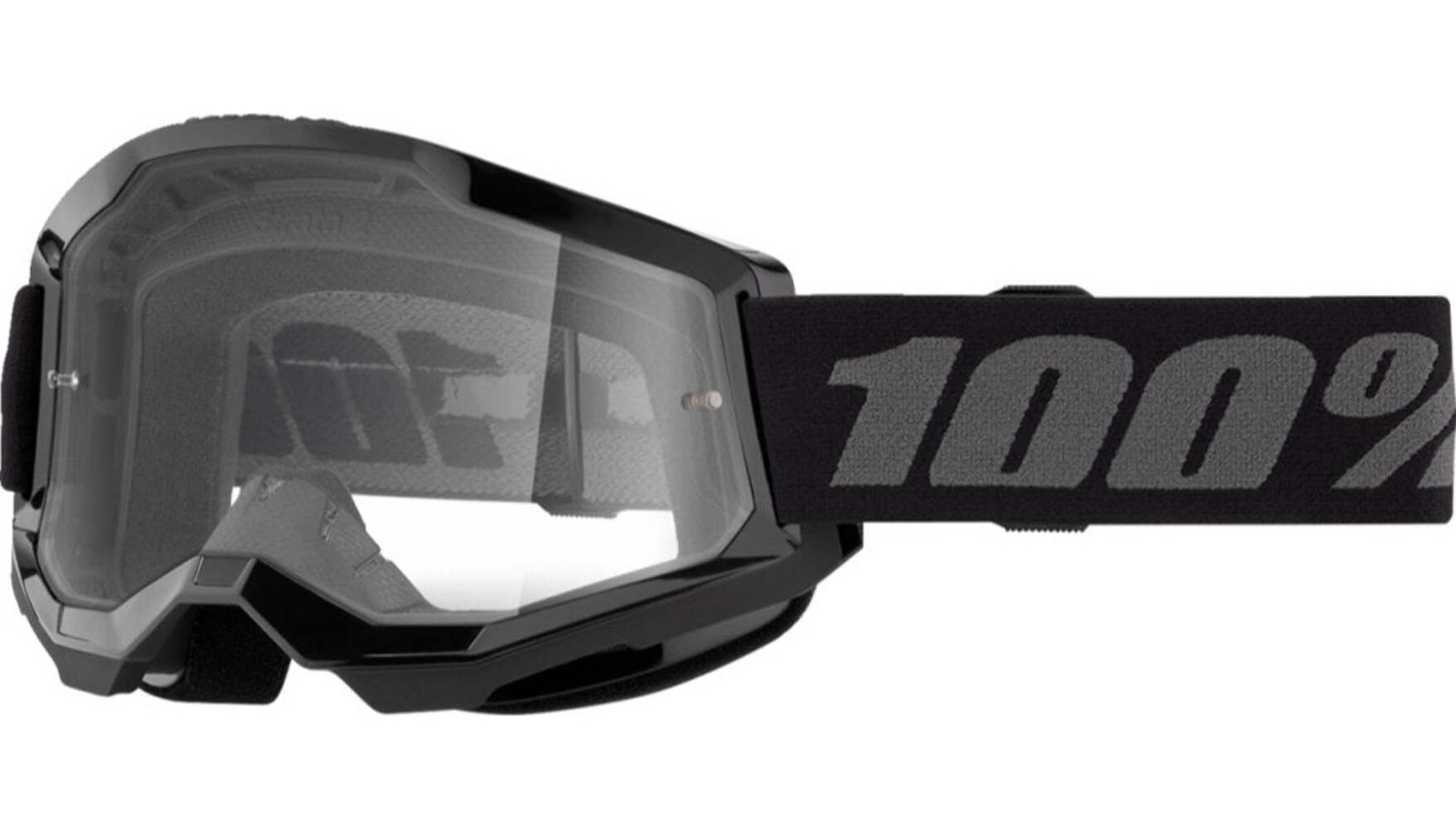100% STRATA 2 Goggles -ALL COLORS- Offroad MX MTB Moto - CLEAR OR MIRROR LENS
