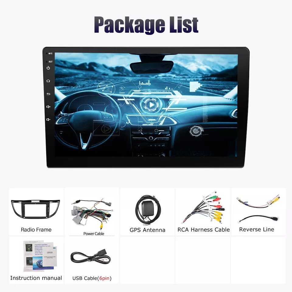 4+64GB Android 15 Car Stereo Radio for Honda CRV 2012-2016 GPS NAVI DSP WIFI BT