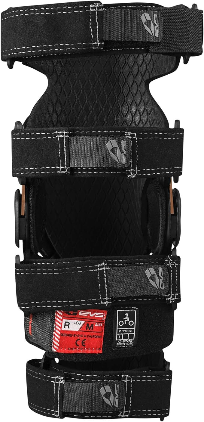 New EVS Sports Unisex-Adult Axis Pro Knee Brace Single Black/Copper Small Right