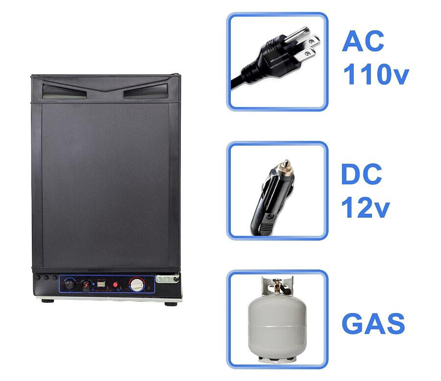 3-Way Propane Gas Fridge Camper Caravan RV Motorhome LPG 12V 110V Cooler 40L