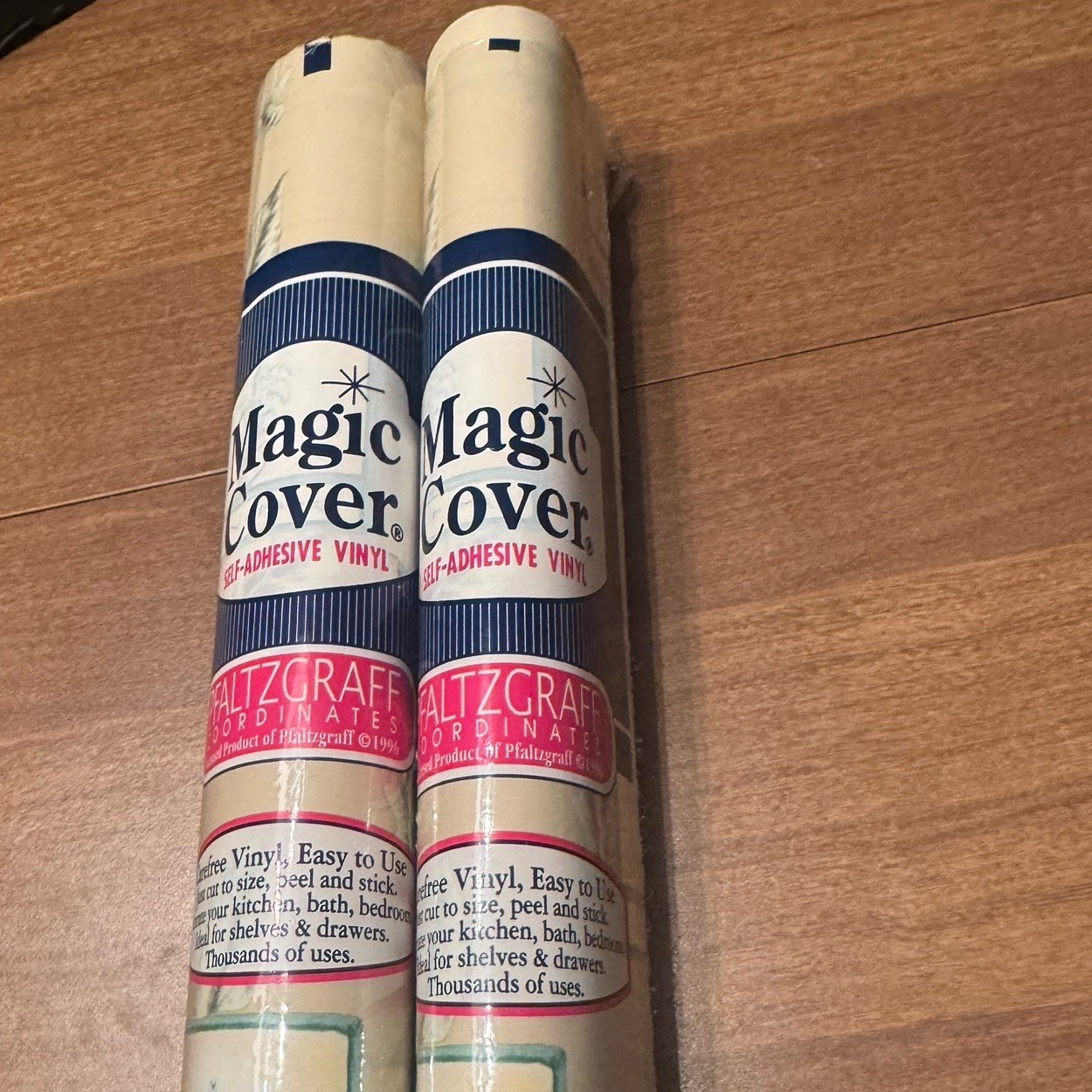 Pfaltzgraff Coordinates HERB GARDEN Magic Cover 2 Rolls shelf liner Vtg 1996