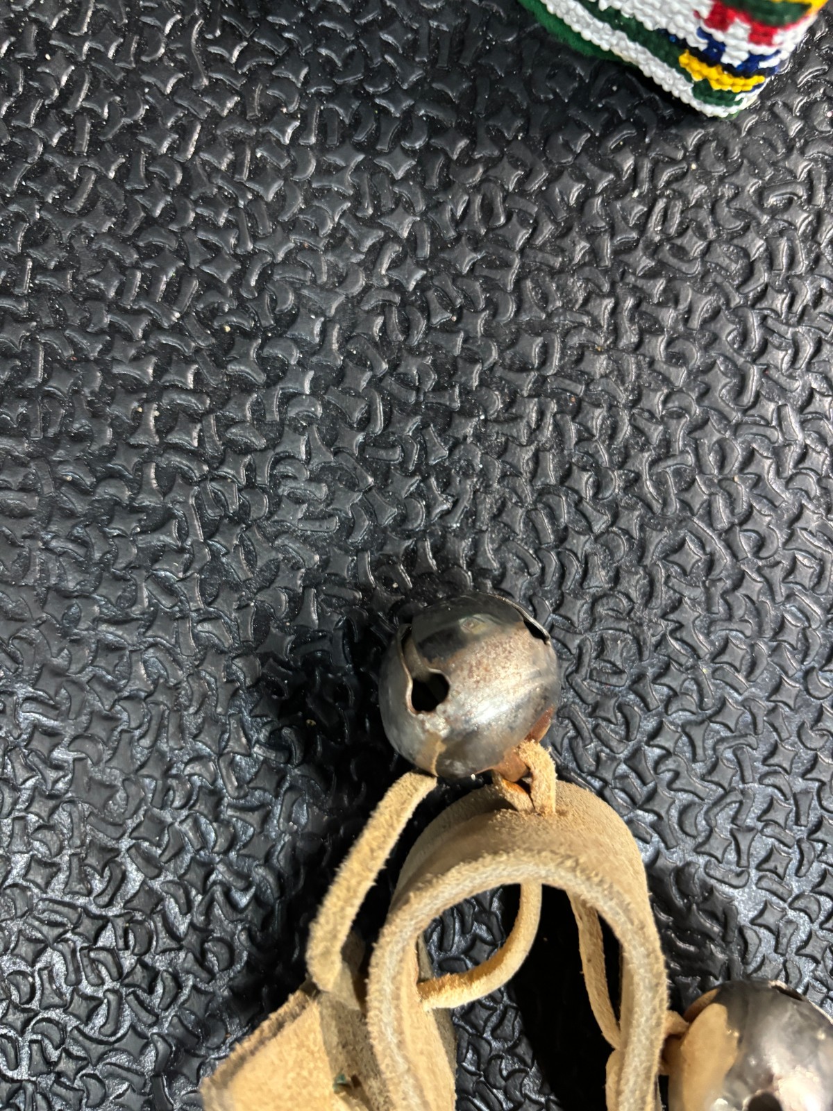 Ceremonial Native American Dancing Bells Leather/Bells AND Painted strap set