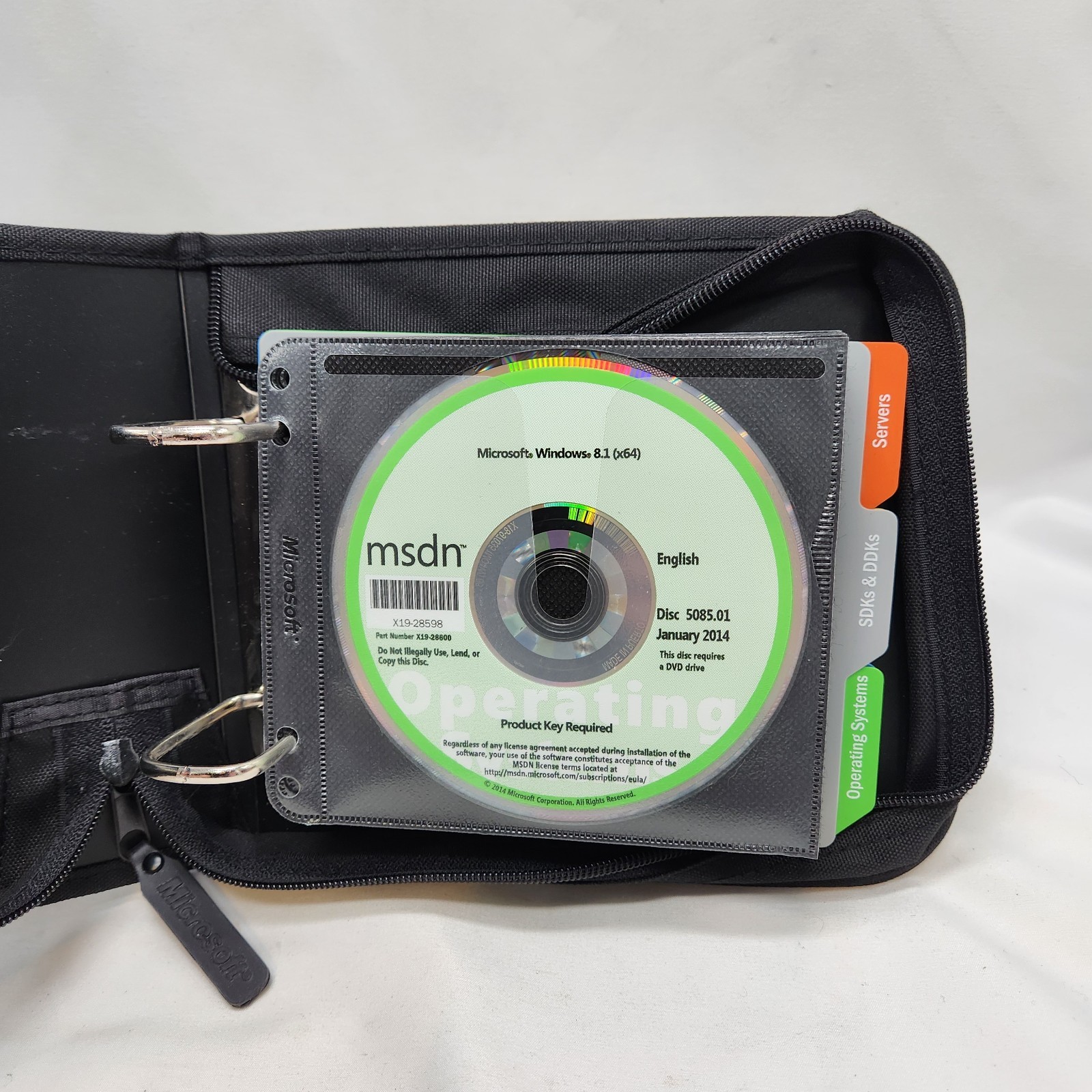 Microsoft Developer Network MSDN Discs Library 2014 to 2014 Lot Of 12 Discs Case