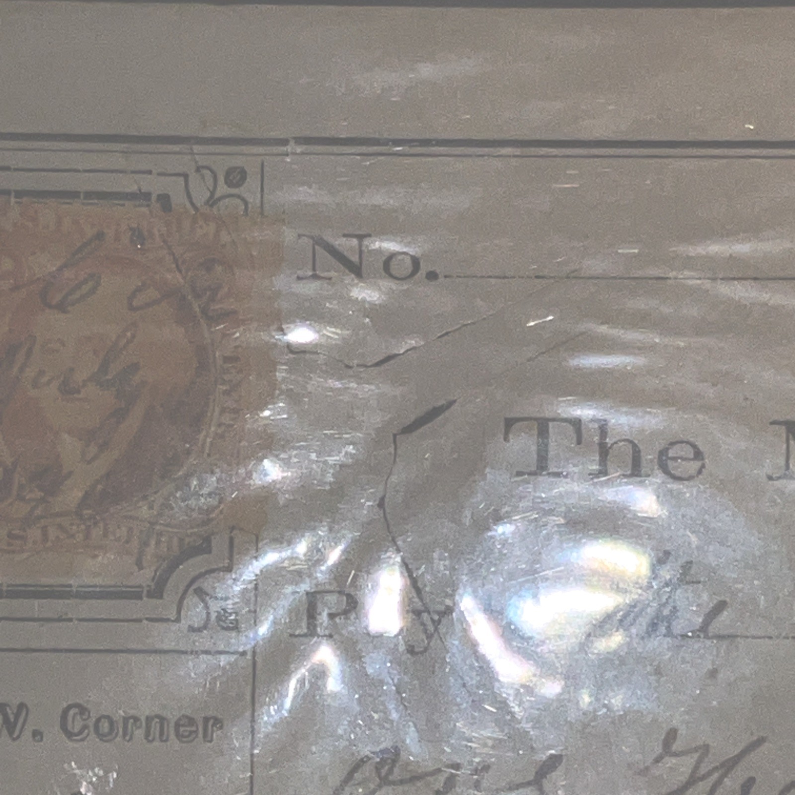 SET OF FIVE HISTORIC PHILADELPHIA REVENUE STAMPED CHECKS 1865-1873 US 2c STAMPS