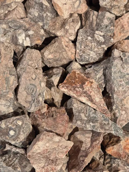 Bird's Eye Rhyolite 1 lb Rough Rocks For Tumbling
