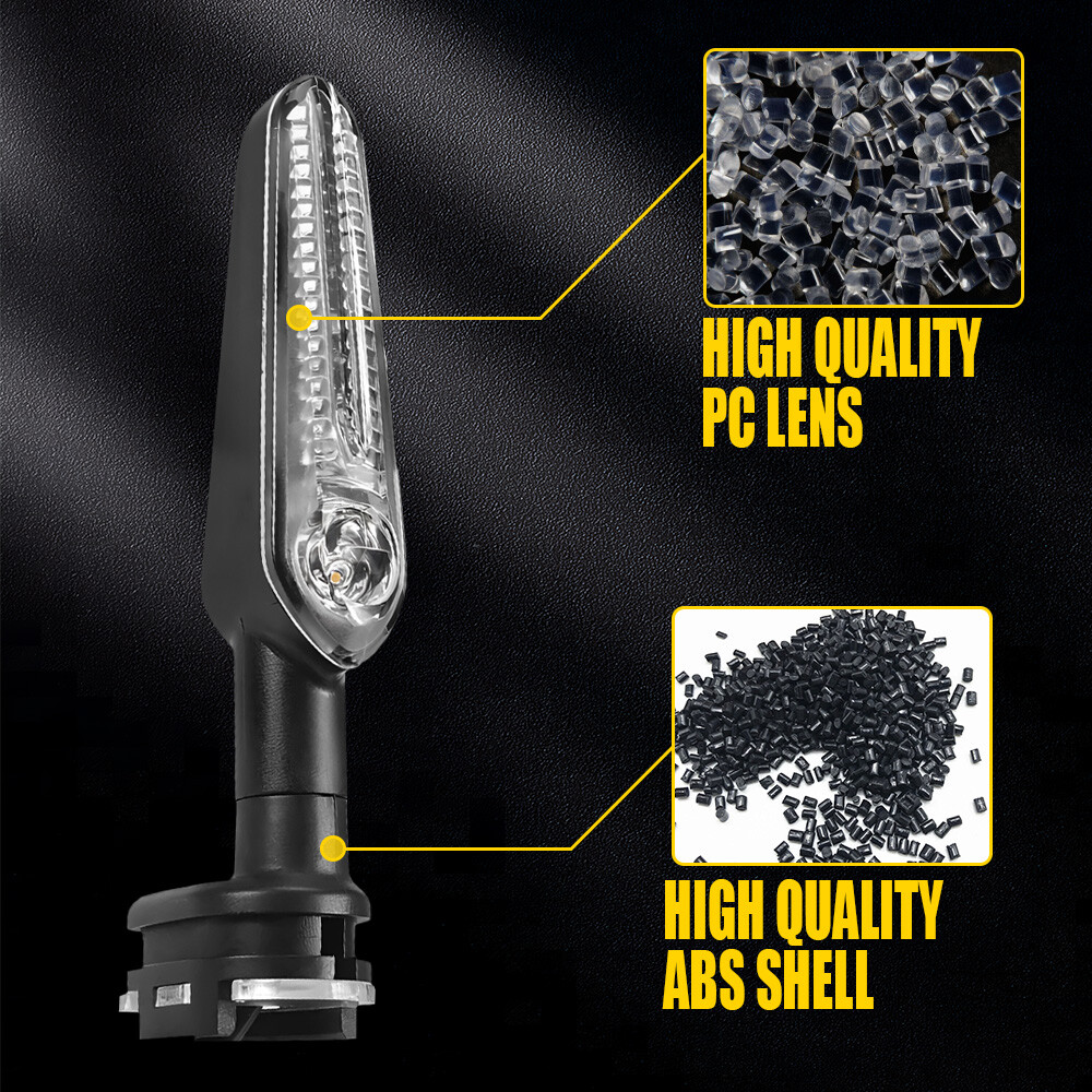 LED Turn Signals Blinker Lights For Yamaha FZ6 FZ1 FZ09 FZ07 YZF R6 R3 R1 H