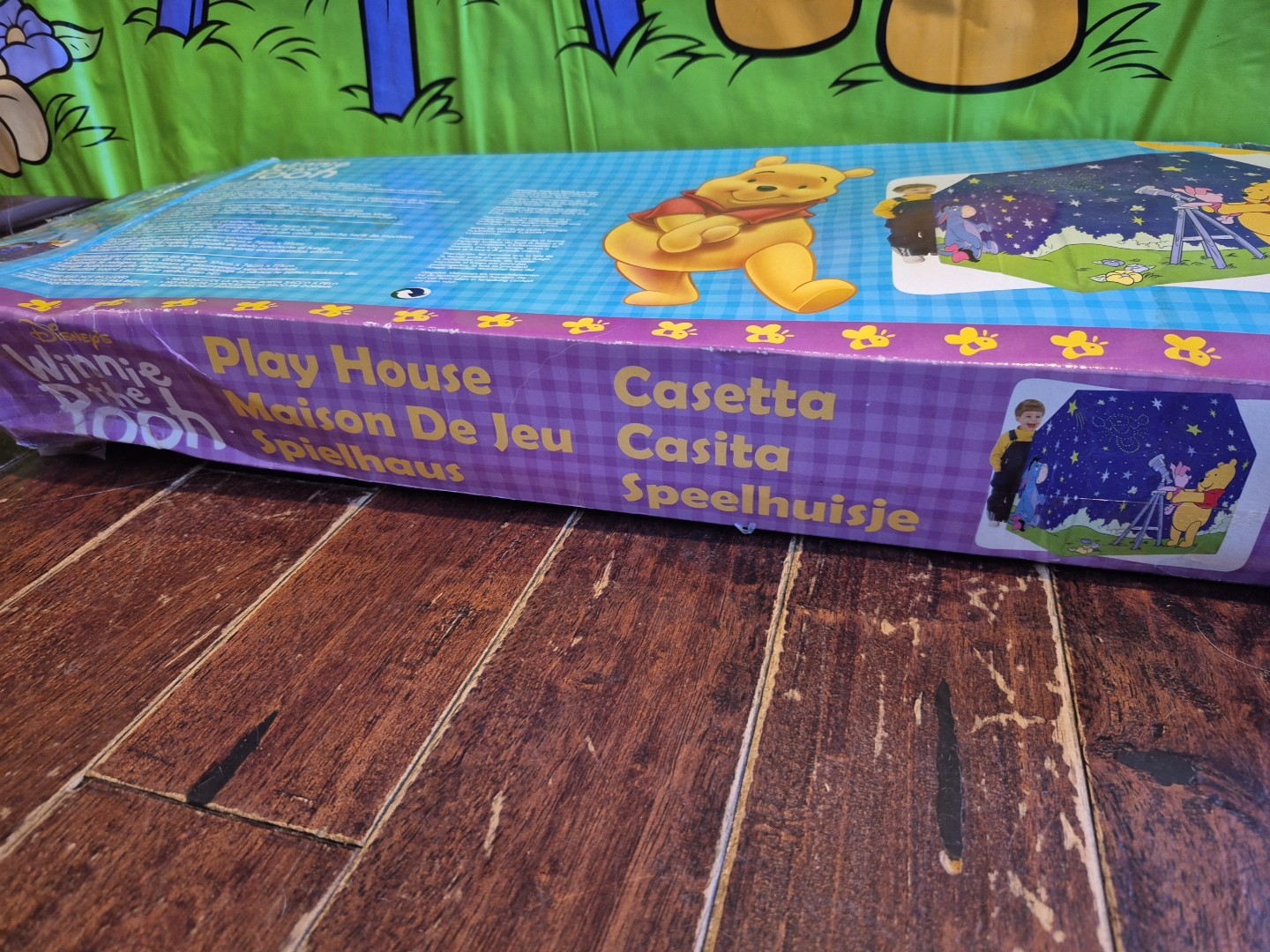 Vintage Disney Winnie The Pooh Playhouse Tent Glow In The Dark - Rare -