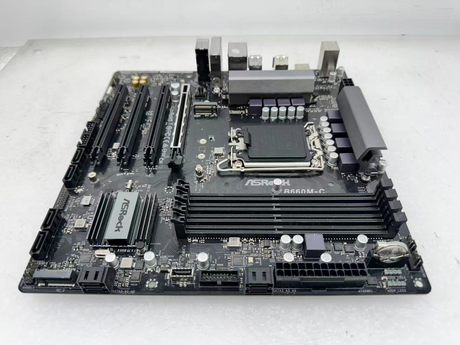 ASRock B660M-C Motherboard DDR4 Intel Socket 1700 Supports 14th, 13th & 12th Gen