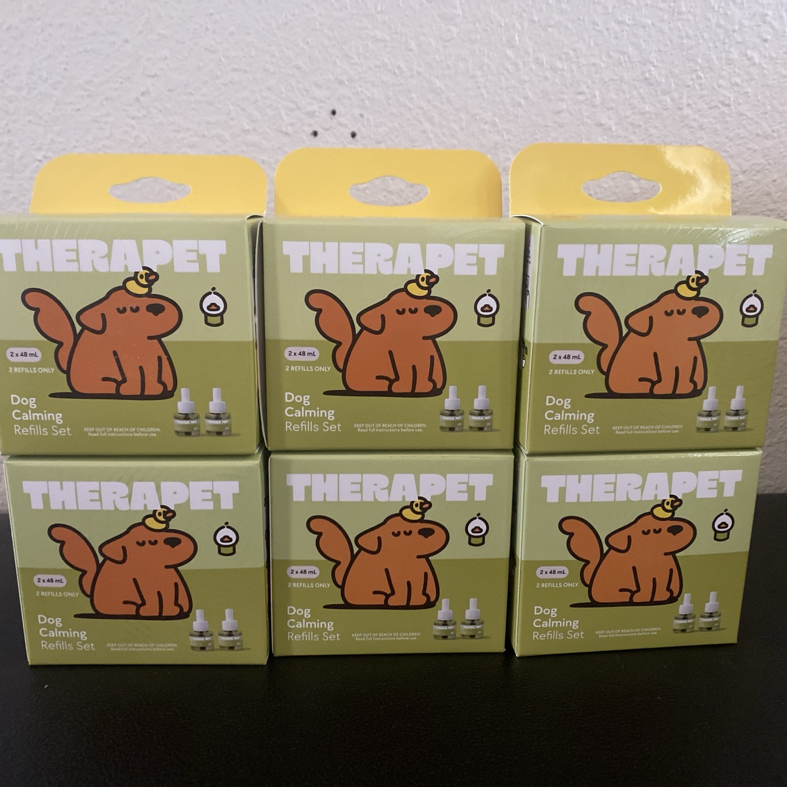 Box 2x Refills THERAPET 60-Day Dog Calming Refill Set for Plug-In Diffuser New