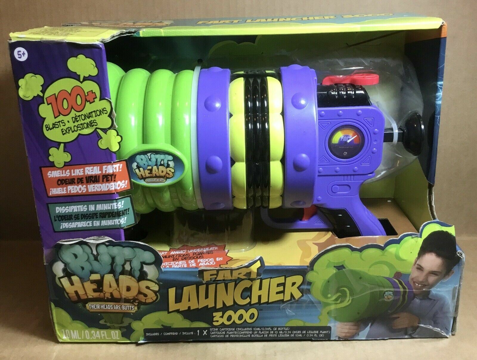 2019 WOW-WEE FART LAUNCHER 3000 w/STINK CARTRIDGE NEW IN BOX