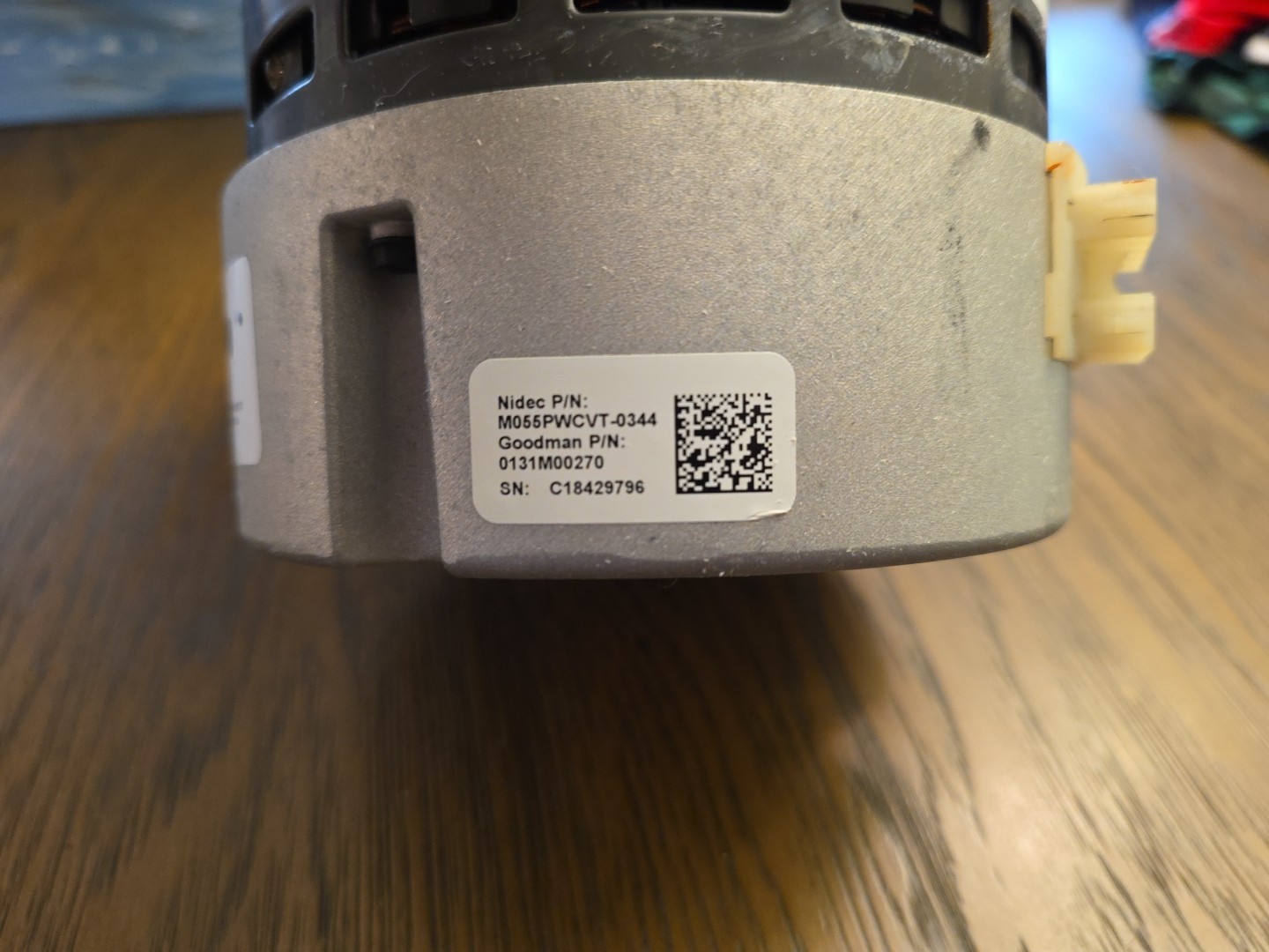 US Motors Furnace Blower Motor 1/2 HP Motor Model M055PWCVT-0344