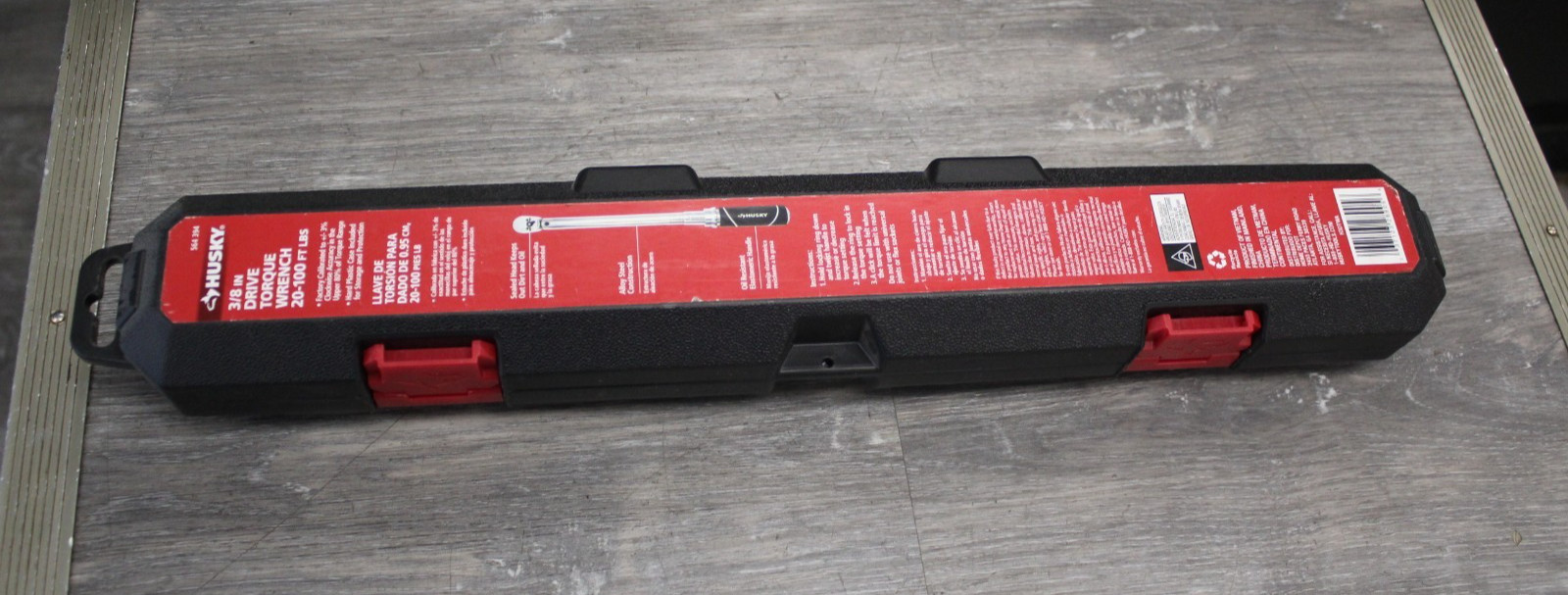 HUSKY H3DTWA 20-100 ft. lbs. 3/8 inch Drive Click Torque Wrench - NEW
