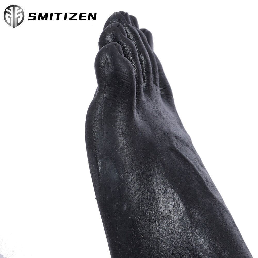 Smitizen Silicone Black Feet Human Realistic Skin Elastic Sock Cosplay costume