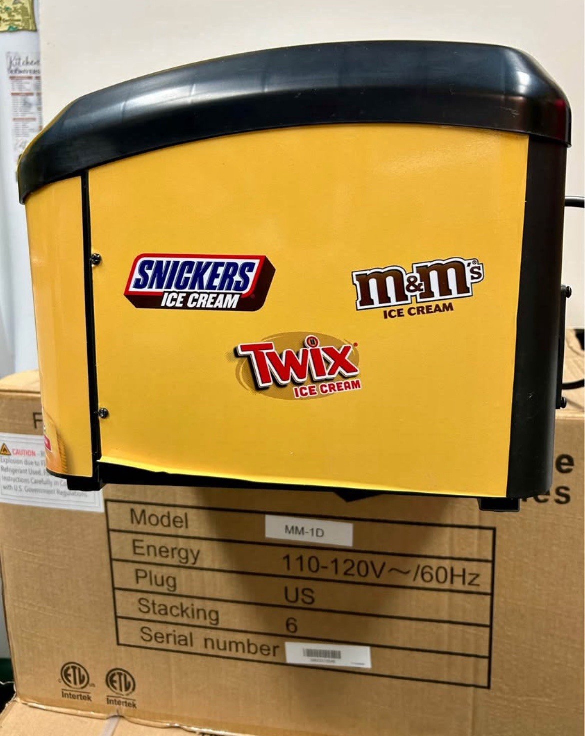 26" Tabletop Countertop Freezer Commercial 5 cu ft M&M Excellence Model MM-1D