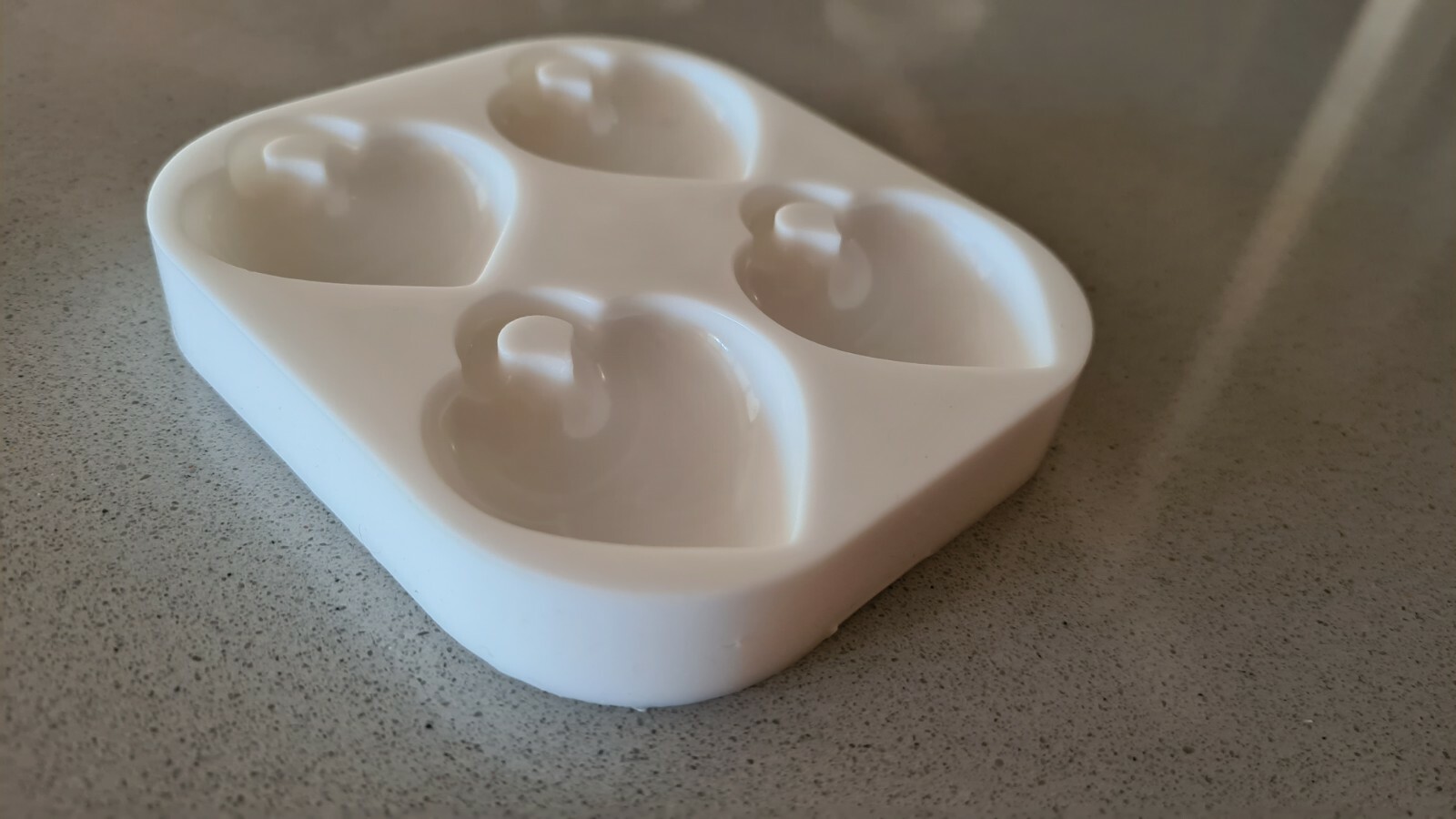 Puffy Hearts Pendant Silicone Mold AU