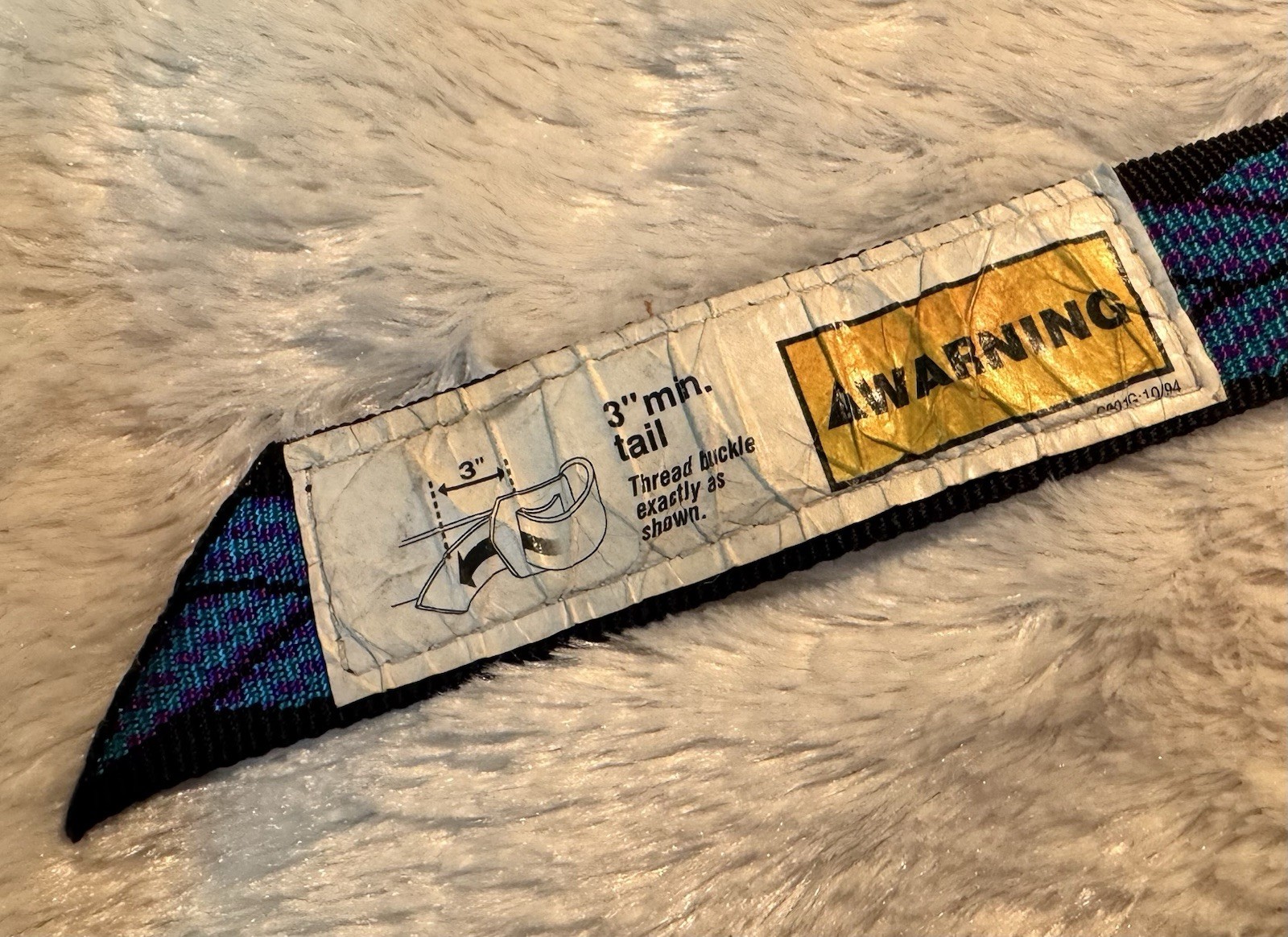 REI® Vintage 90’s Mountain Rock Climbing Harness - Women's Small Teal Purple