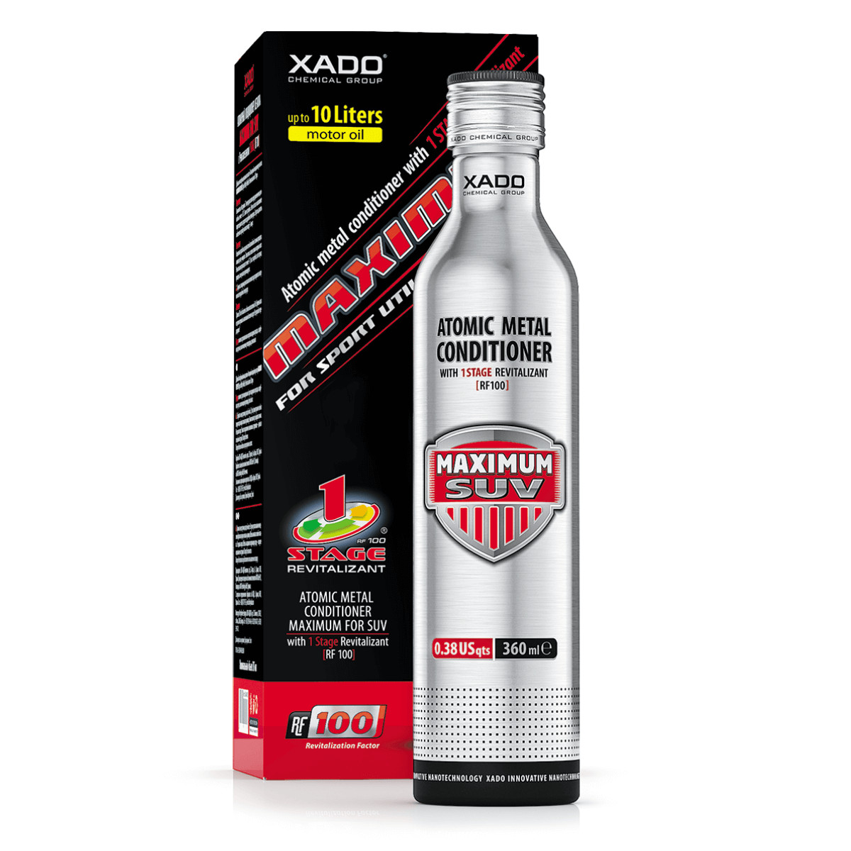 XADO Metal Conditioner Maximum SUV Engine Wear Protection & Repair for 6-10L oil