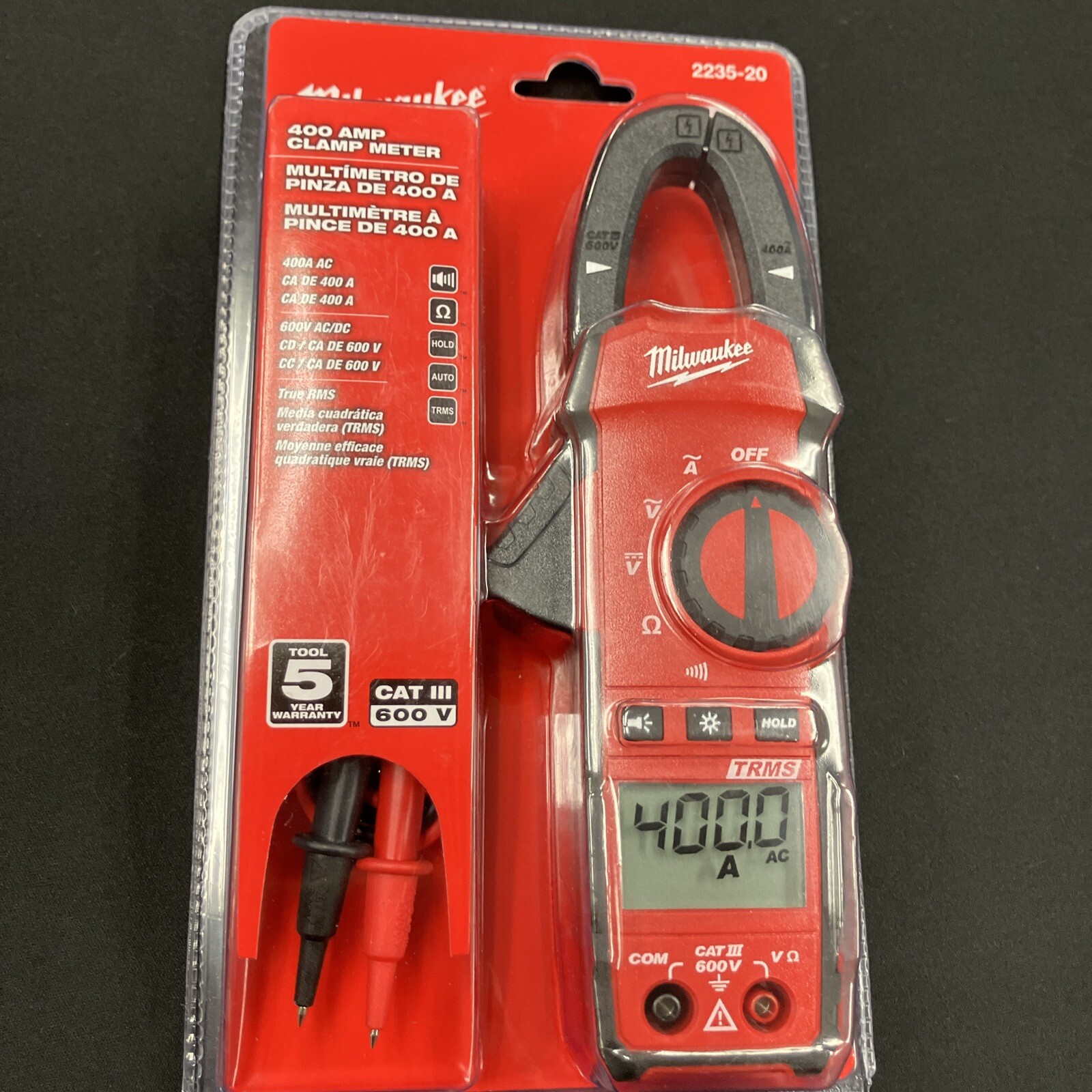 Milwaukee 2235-20 400 Amp Clamp Meter