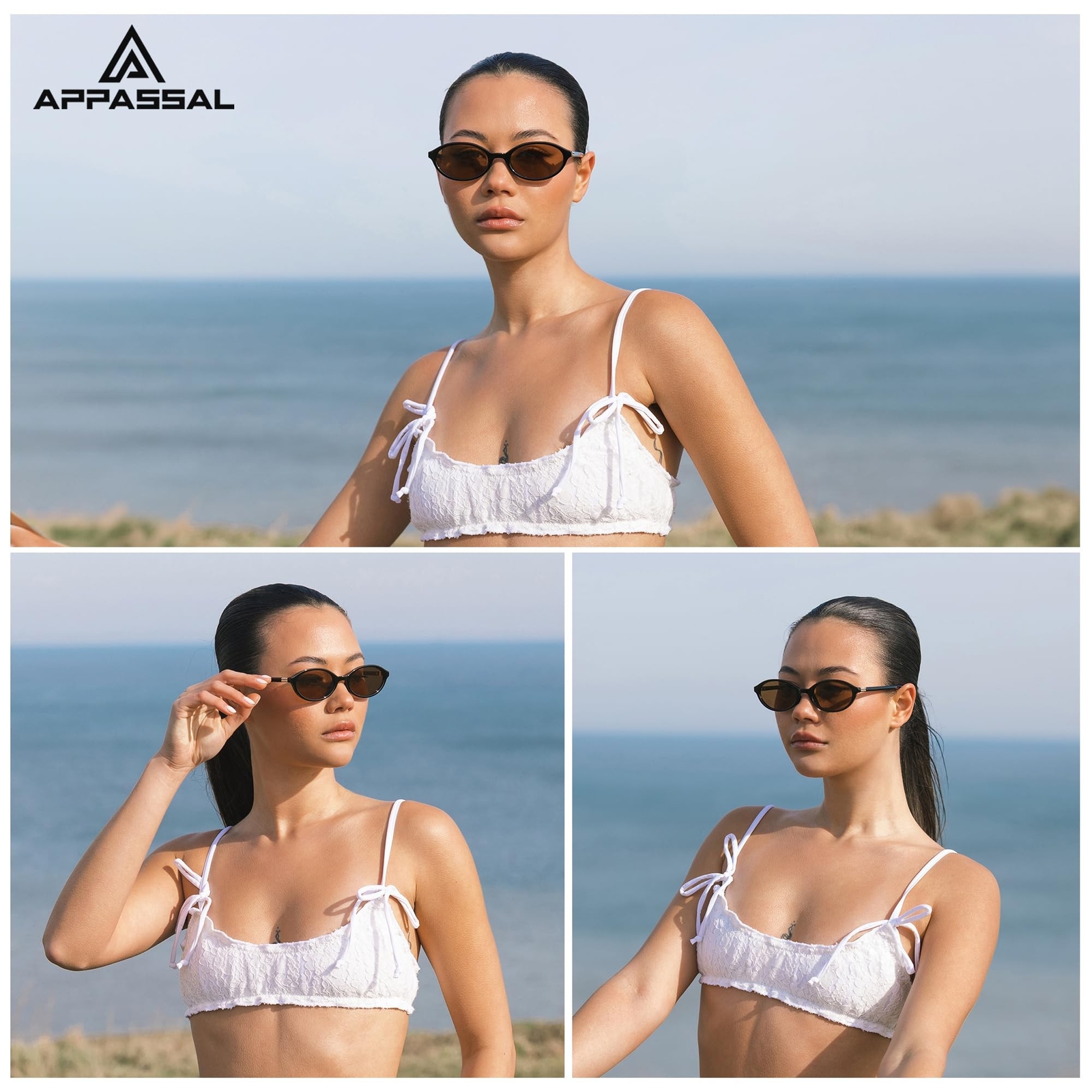 Retro Oval Sunglasses for Women Men Small 90s Trendy Vintage Fashion Trendy F...