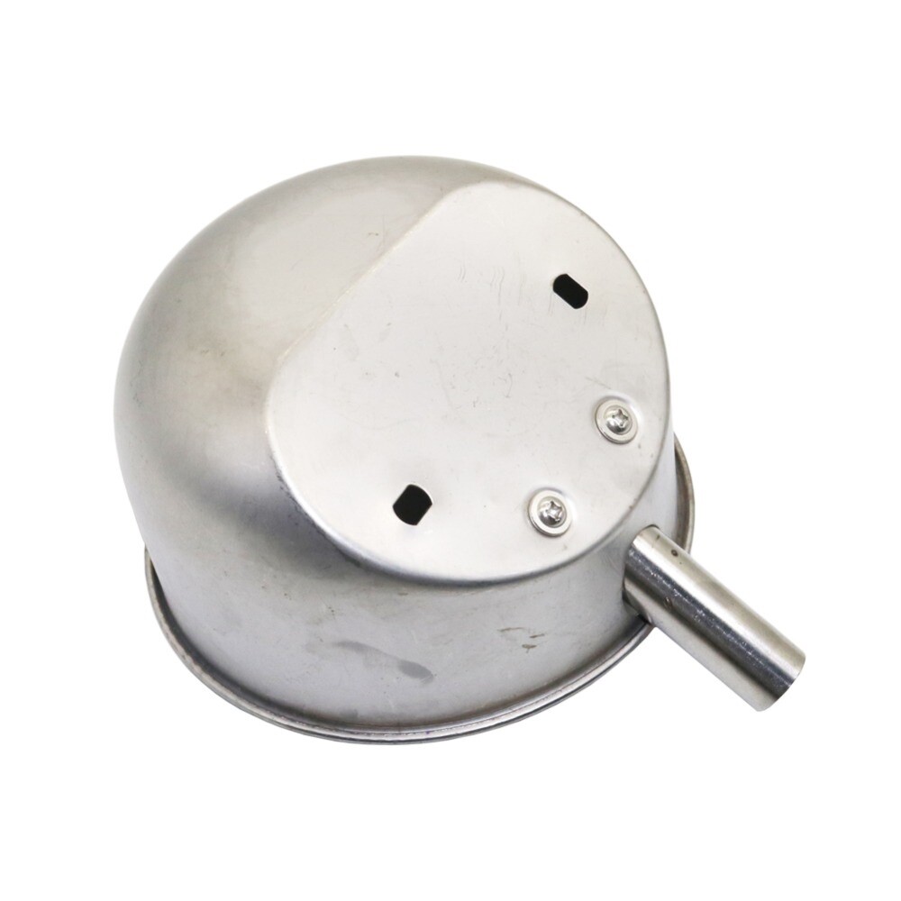 Round Stainless Steel Waterer Drinking Bowl for Pig Sheep 7 inch