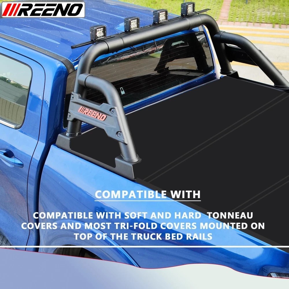 Roll Bar for Pickup Truck/Compatible with Mid Size Trucks (Tacoma,Ford Ranger...