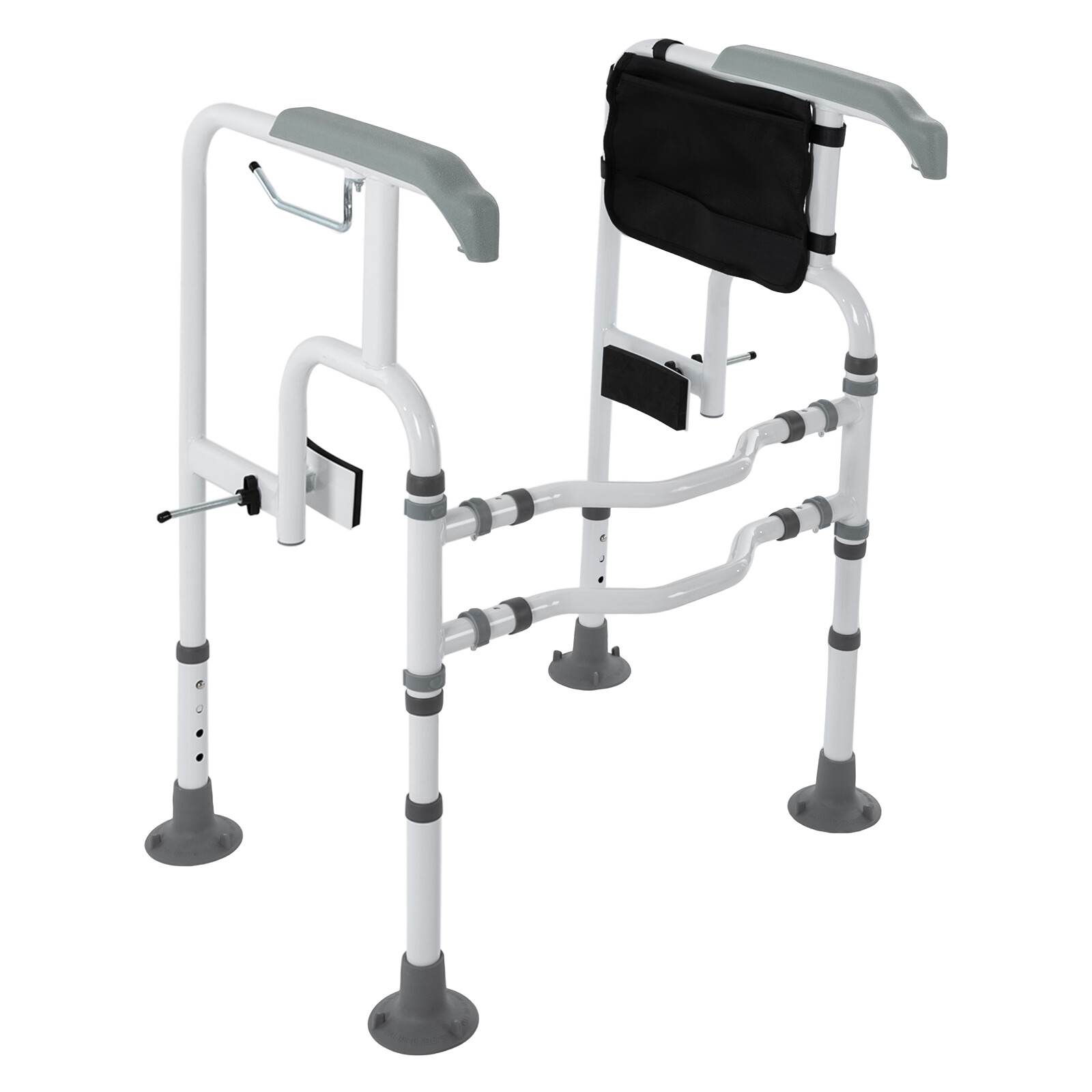 Foldable Toilet Frame Support Standing Aid Safety Grab Handle Elderly Disabled