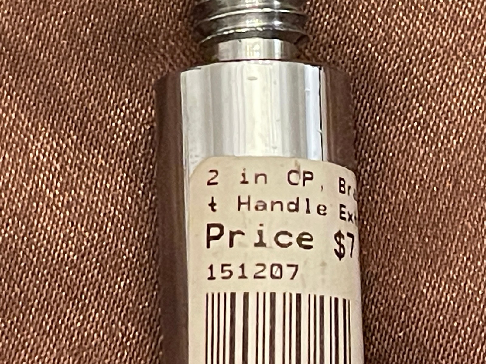 Draft Beer Faucet 2 inch Handle Extension, Krome Dispense