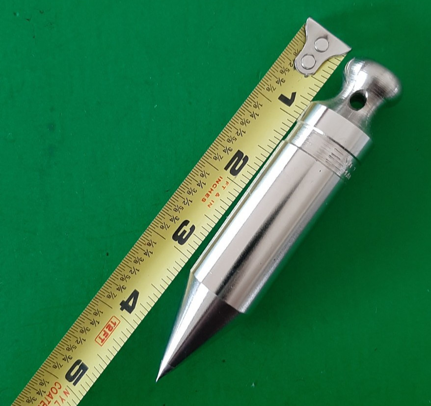 NOS NEW Vintage Millers Falls Tools USA 8oz. Plumb Bob No. 3 8 ounce #3