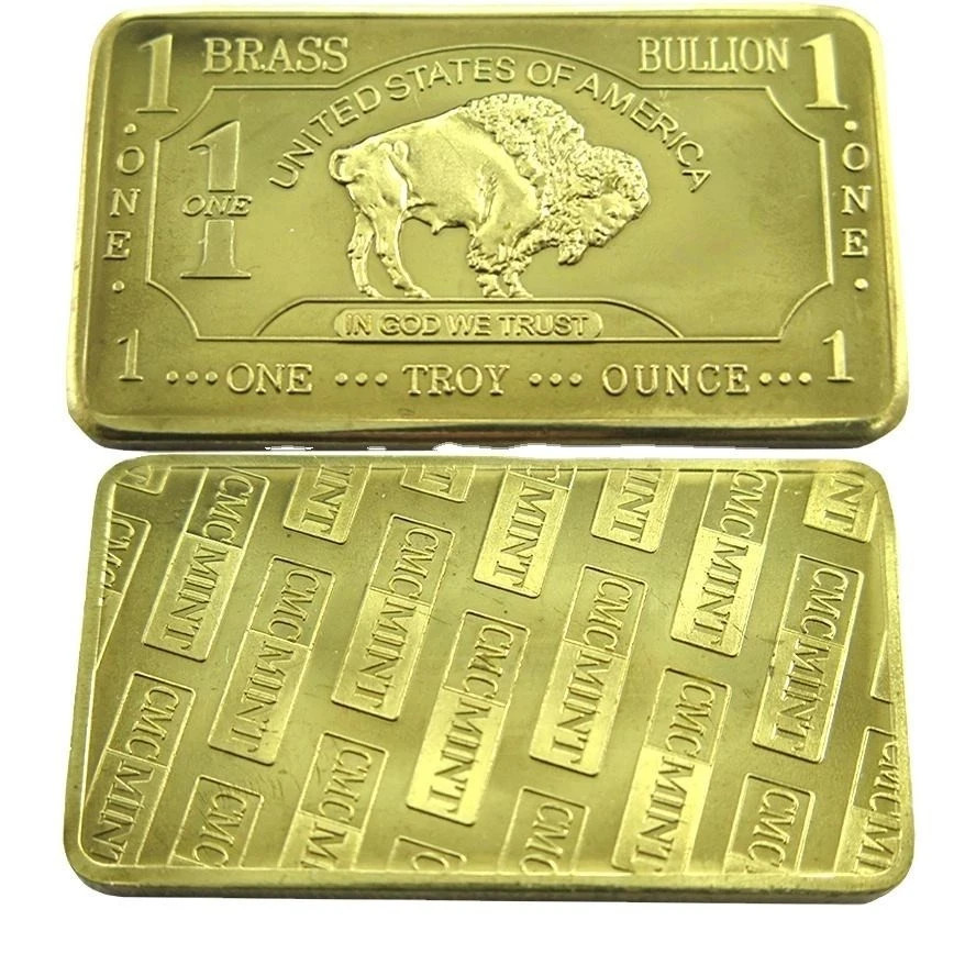 2 Nickel , 2 Titanium , 2 brass 1 oz American buffalo