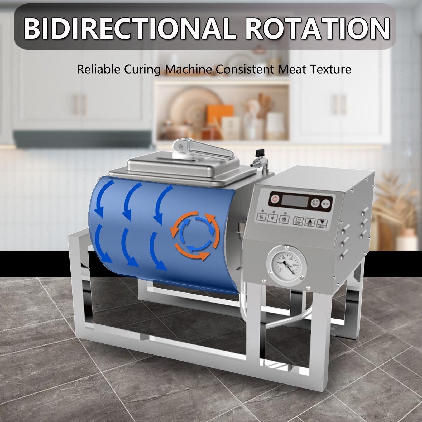 Hakka Automatic Vacuum Pickling Machine 18L Large Capacity Poultry Meat Salting