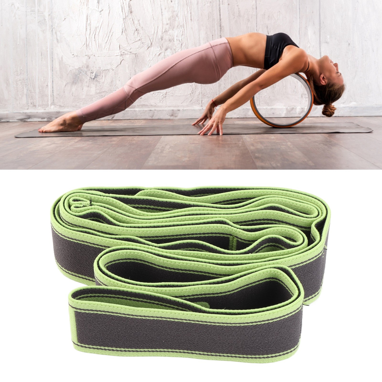 Stretch Band Strap with Number Elastic Stretching Strap for Exercise Fitness FF