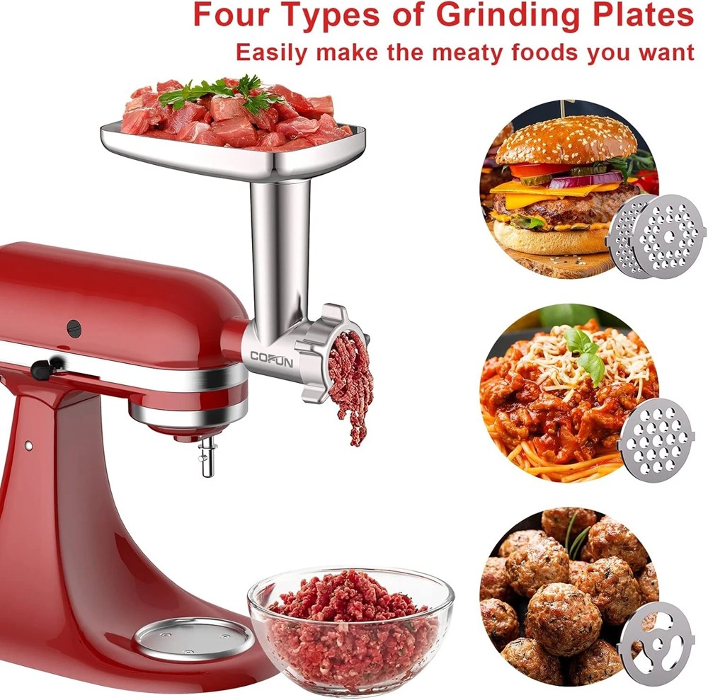Kitchen Food Meat Grinder Sausage Stuffer Attachment For Kitchen-Aid Stand Mixer