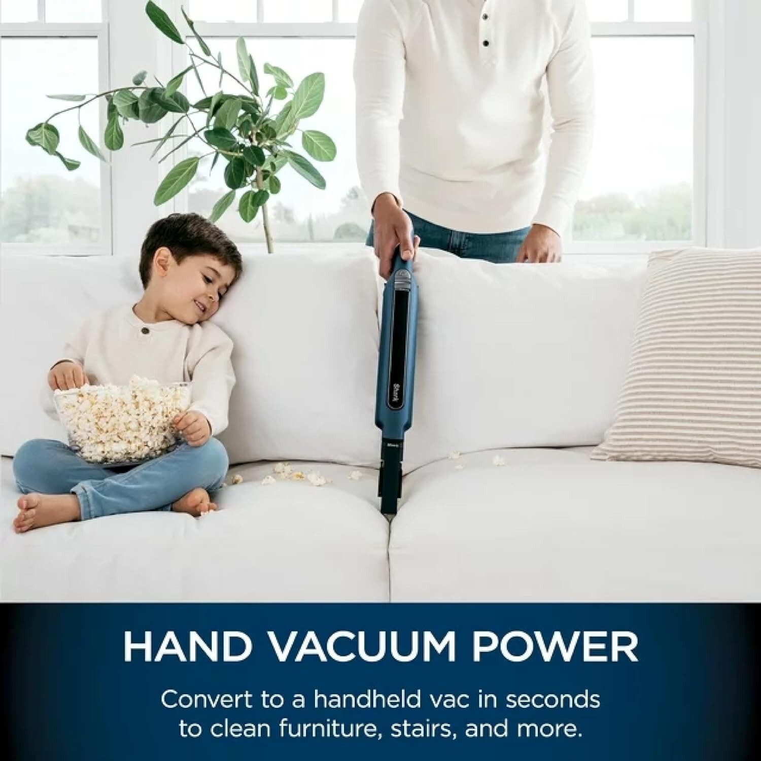 Shark WS630 Wandvac Ultra-Lightweight Powerful Cordless 3-in-1 Stick Vacuum