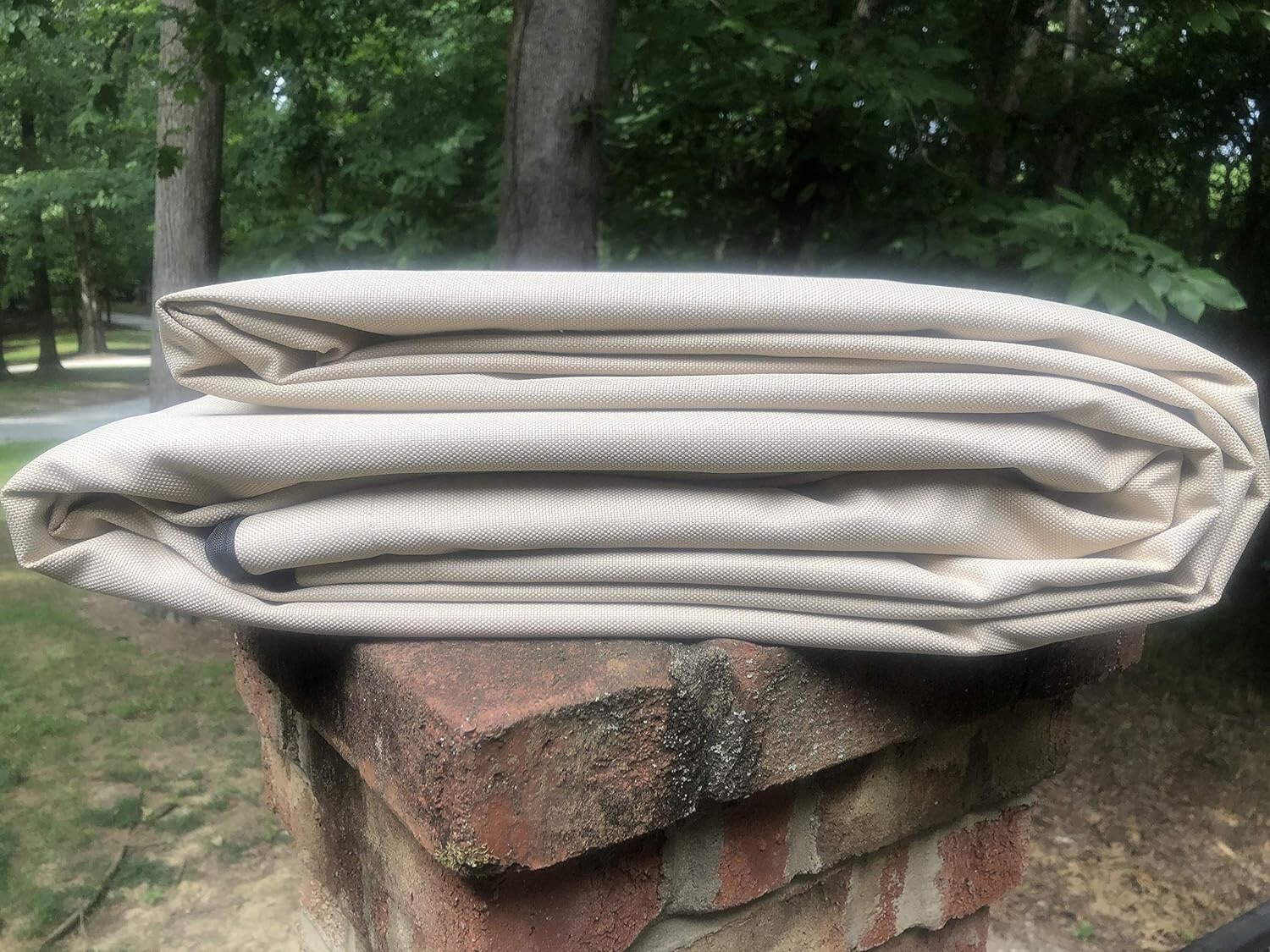 CRO Replacement Bimini Top Canvas+Boot for Sun Tracker Bass Buggy Beige 9'x8.5'