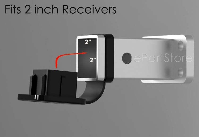 American Flag Universal Trailer Hitch Cover Tube Fits 2" receiver Black Metal