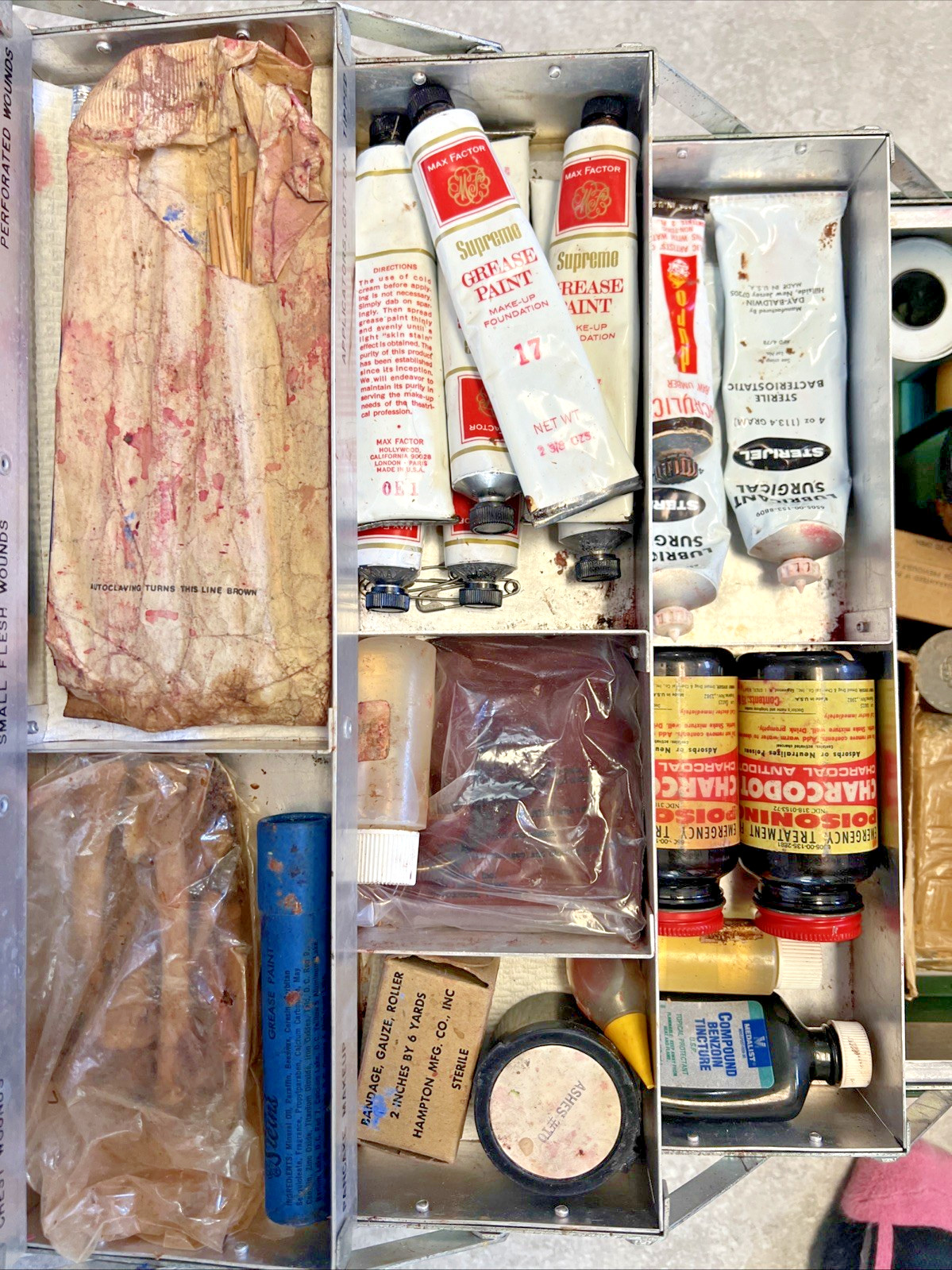 US ARMY Medical Service Casualty Simulation Kit Gentronics 1978 Training D-19