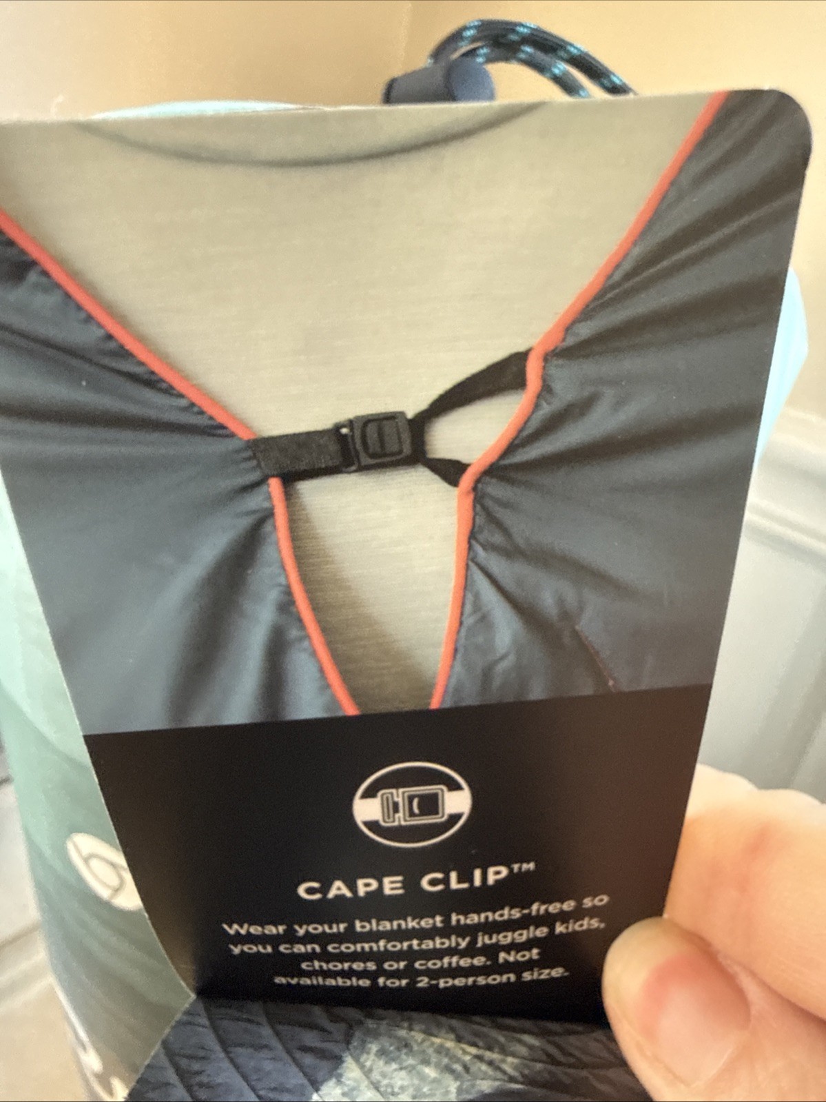 The Original Rumpl Puffy Blanket - 1 Person - green and black Cascade Fade